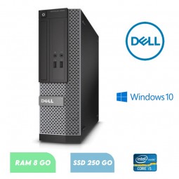 DELL OPTIPLEX 3020 SFF - WINDOWS 10 - Intel Core i5 - SSD 250 Go - RAM 8 Go - N°072014