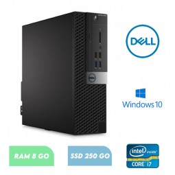 DELL OPTIPLEX 5040 - WINDOWS 10 - Intel Core i7 - SSD 250 Go - RAM 8 Go - N°072006